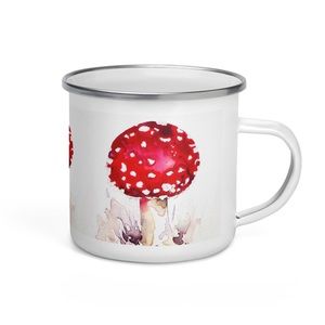 Fly Agaric Mushroom - Enamel Mug